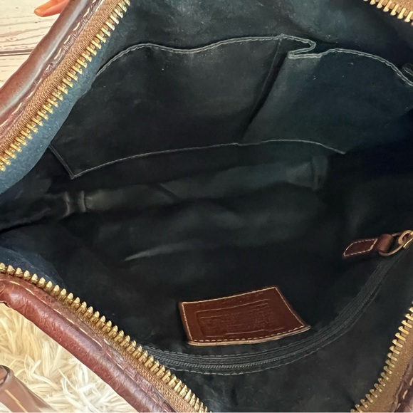 Coach Holiday Patchwork Bleecker Duffle Shoulder Bag Y2k - Picture 16 of 17